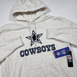 Dallas Cowboys Hoodie Men’s Large NFL Pullover Hooded Sweatshirt New w/ Tags